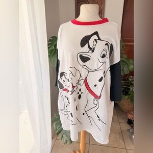 Vintage Disney 101 Dalmatians All-Over Print T-Shirt XXL | Disney Parks NOS